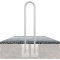 Universalb�jle | st�lr�r | � 48 / � 60 mm | til indst�bning i beton | st�lr�r � 60 mm x 2,5 mm samlet bredde: ca. 400 mm samlet h�jde: ca. 1400 mm | varmgalvaniseret og lakeret farve: gr�n (RAL 6005)